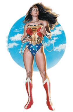 Wonder Woman Holding Chain PNG icons