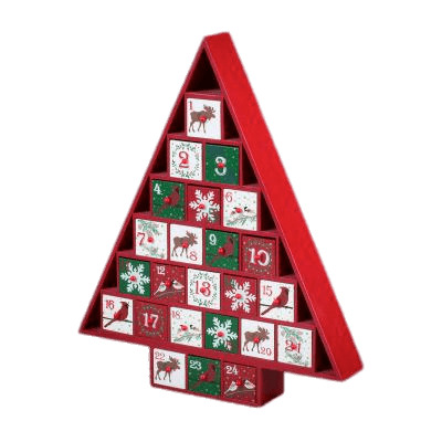 Wooden Tree Advent Calendar PNG icons