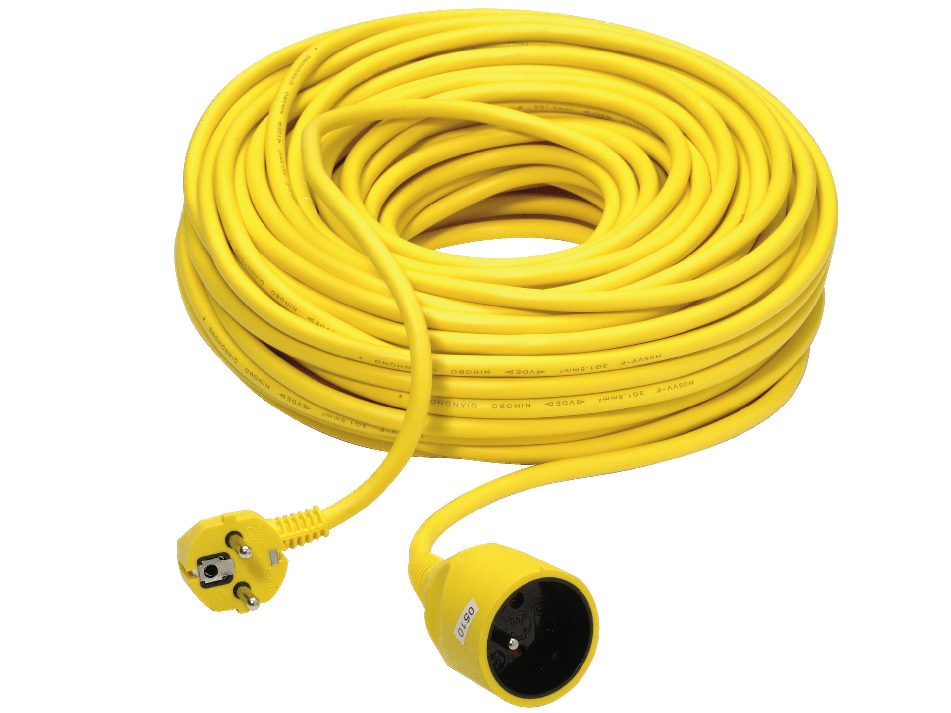 Yellow EU Extension Cord png icons