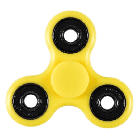 Yellow Fidget Spinner PNG icons