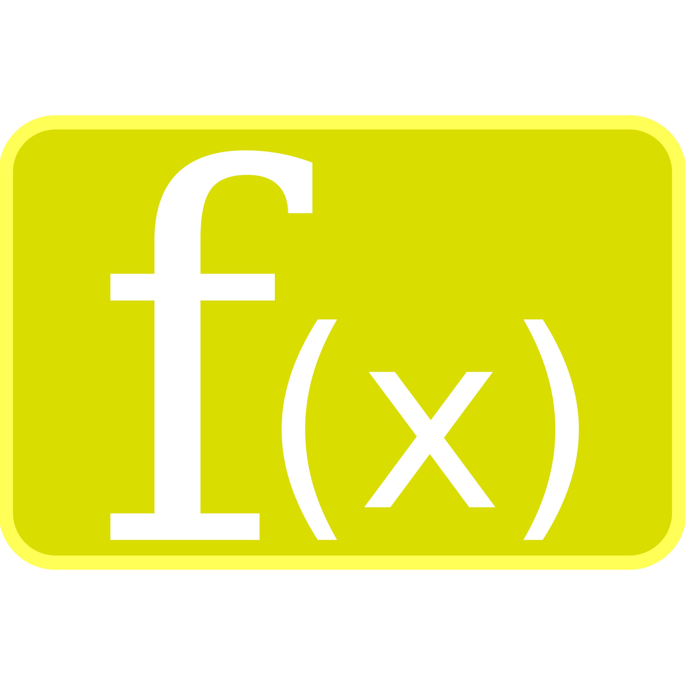 Yellow Function Icon 2 png