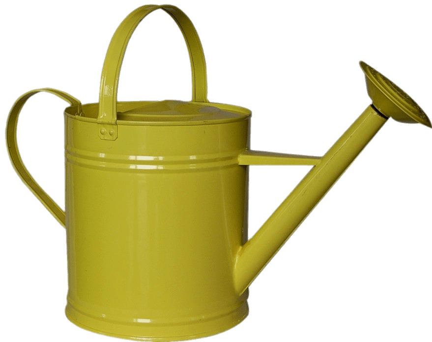 Yellow Traditional Watering Can png icons