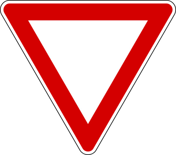Yield Traffic Sign icons