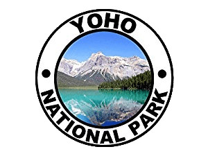 Yoho National Park Round Sticker icons