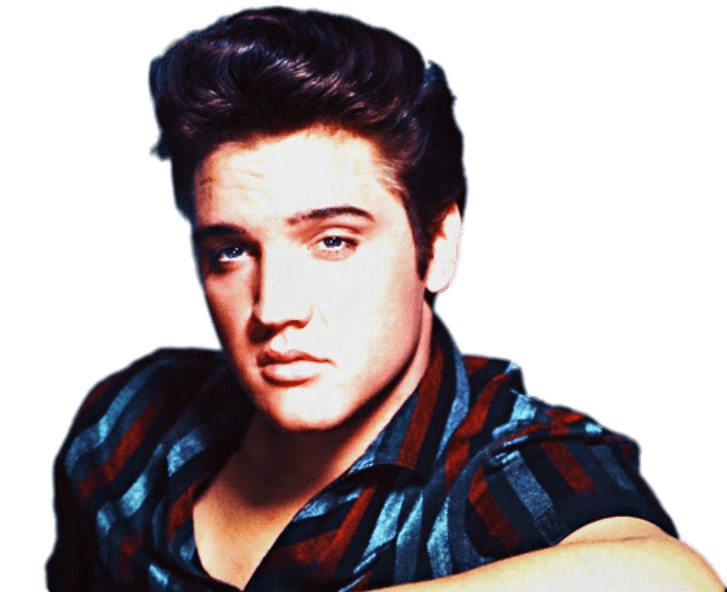 Young Elvis Presley Posing png