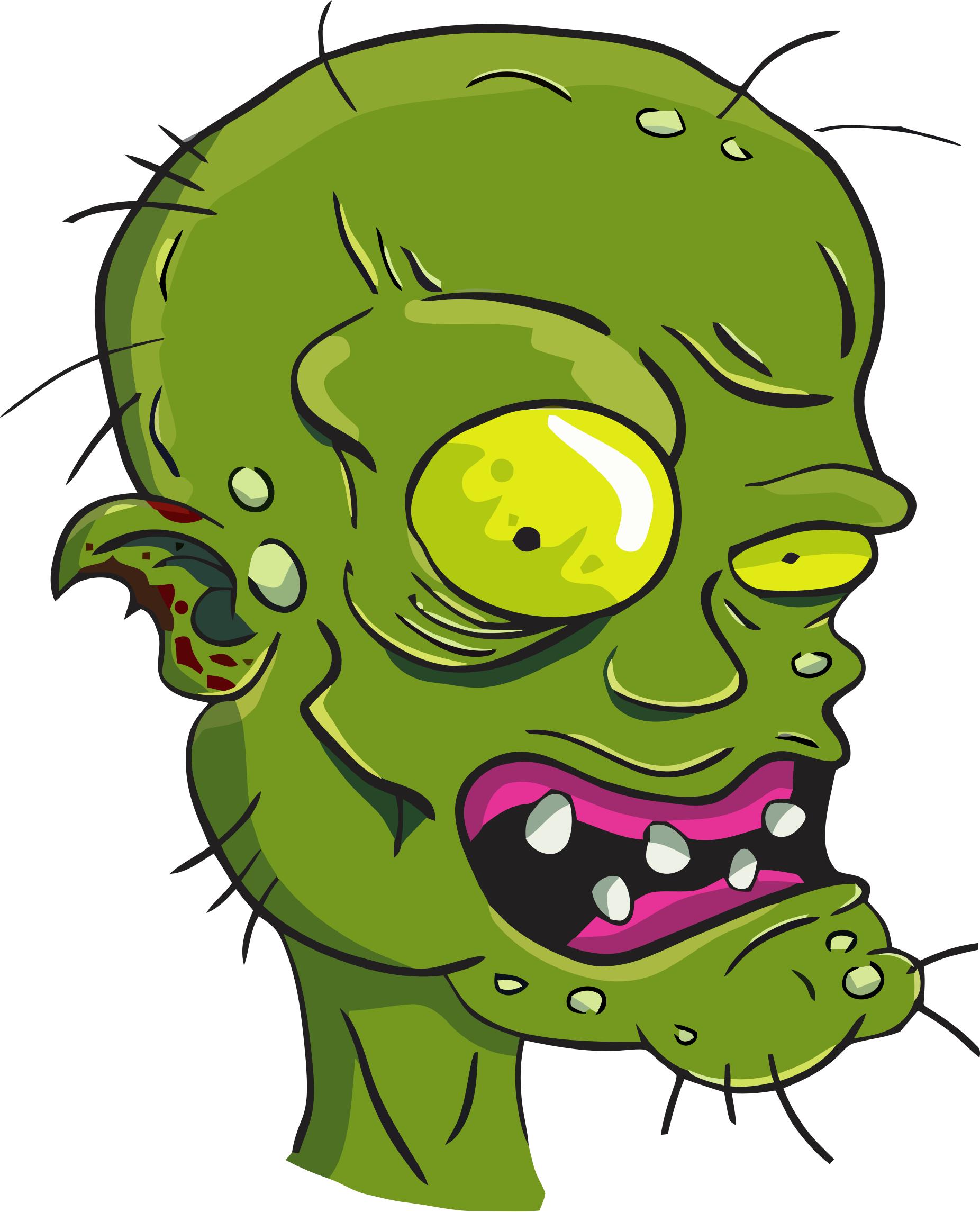 Zombie head png