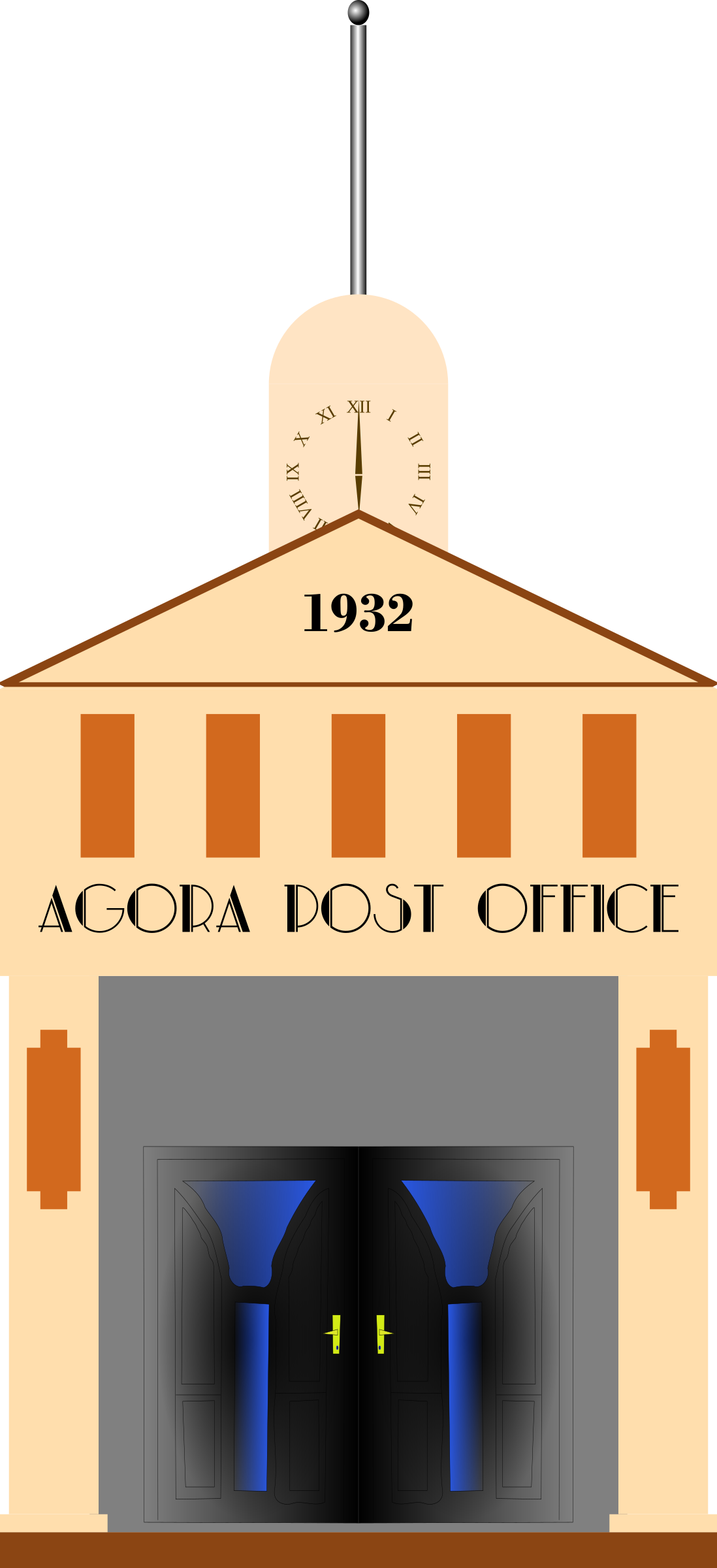 1930s Post Office Clip arts