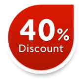 40% Discount Sticker PNG icon