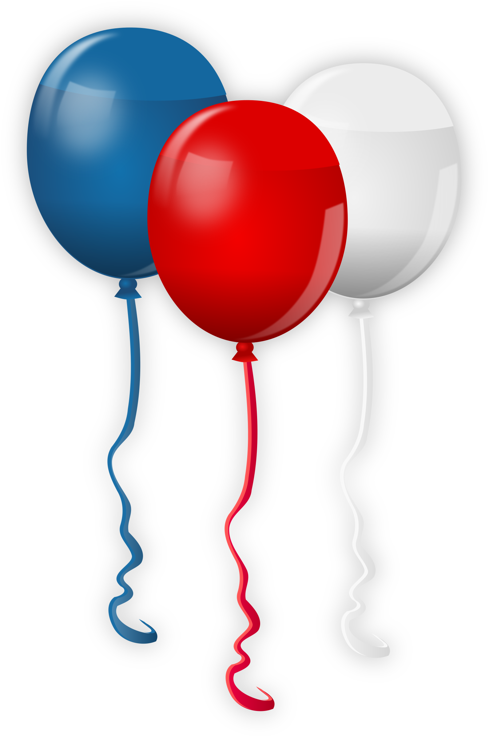 4th July Balloons SVG Clip arts