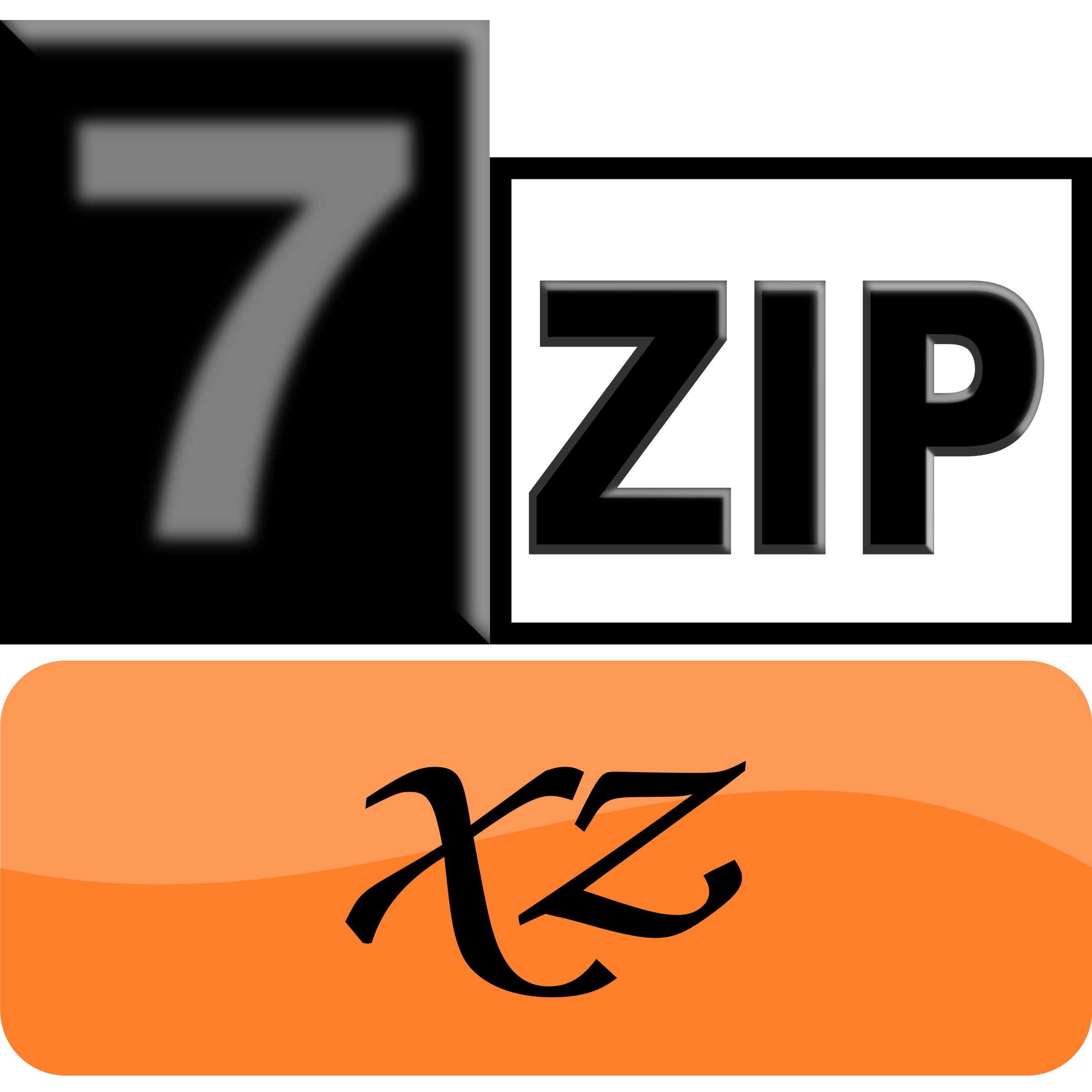 7zip Classic xz Clip arts