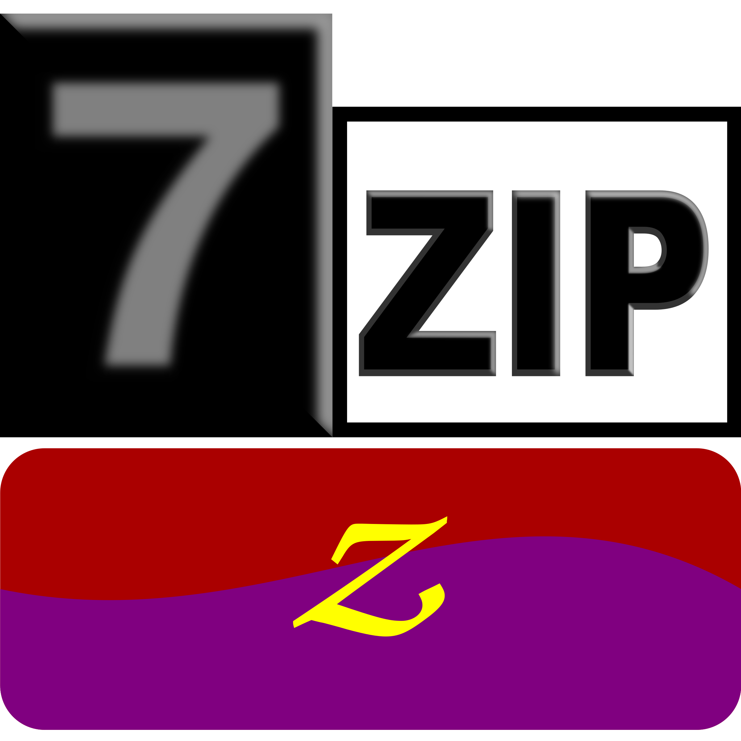 7zip Classic z SVG Clip arts