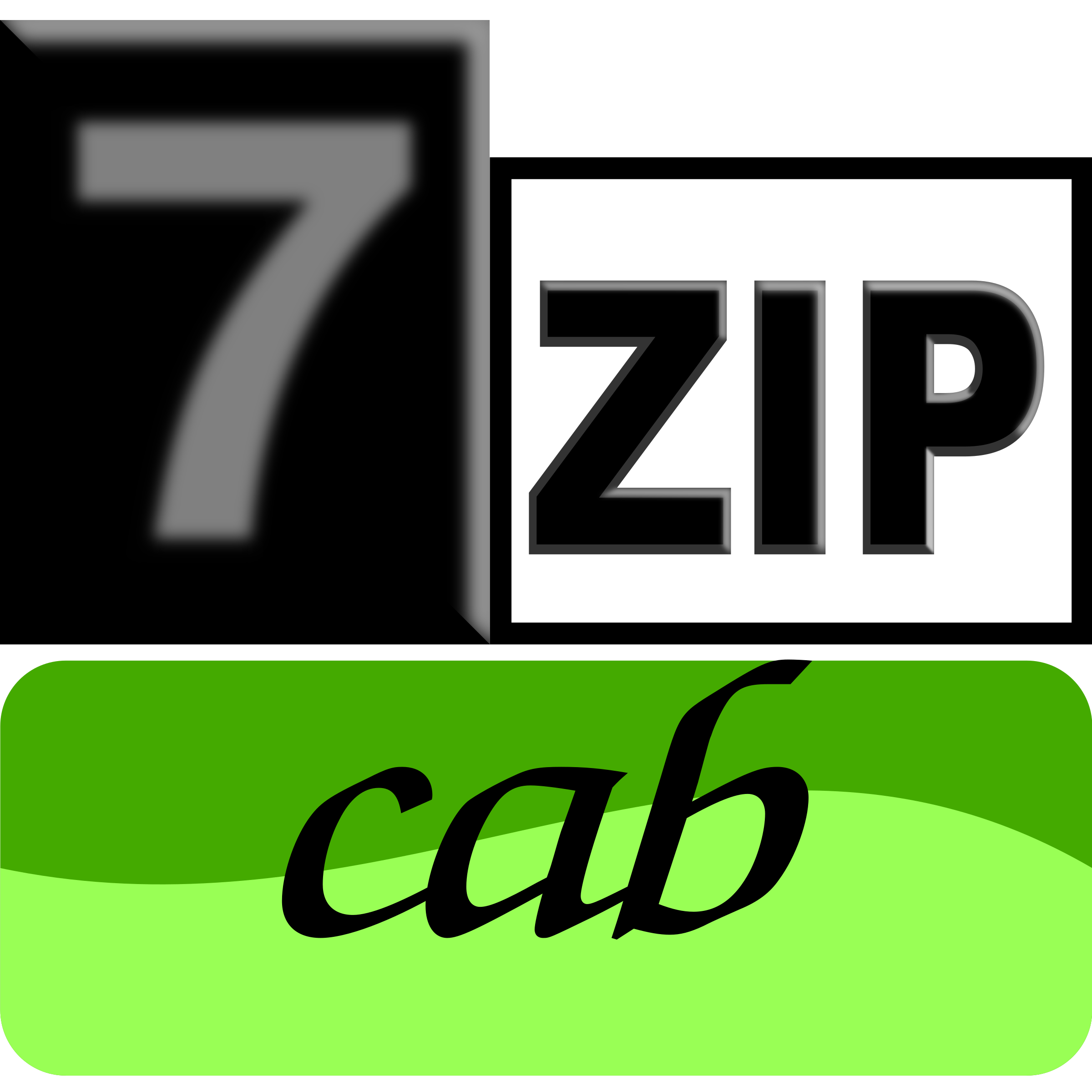 7zipClassic-cab SVG Clip arts