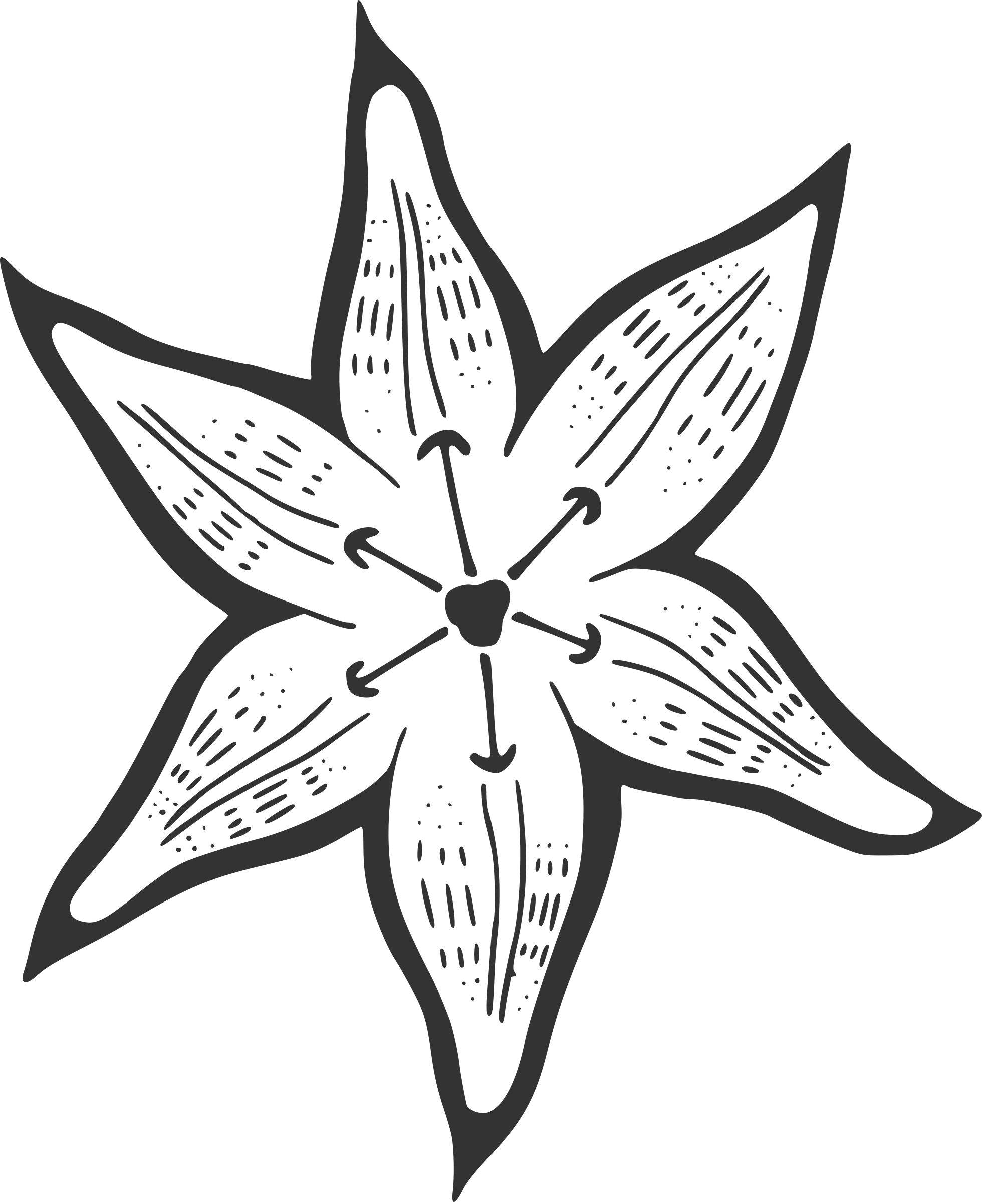 A Lily for Becky Clip arts