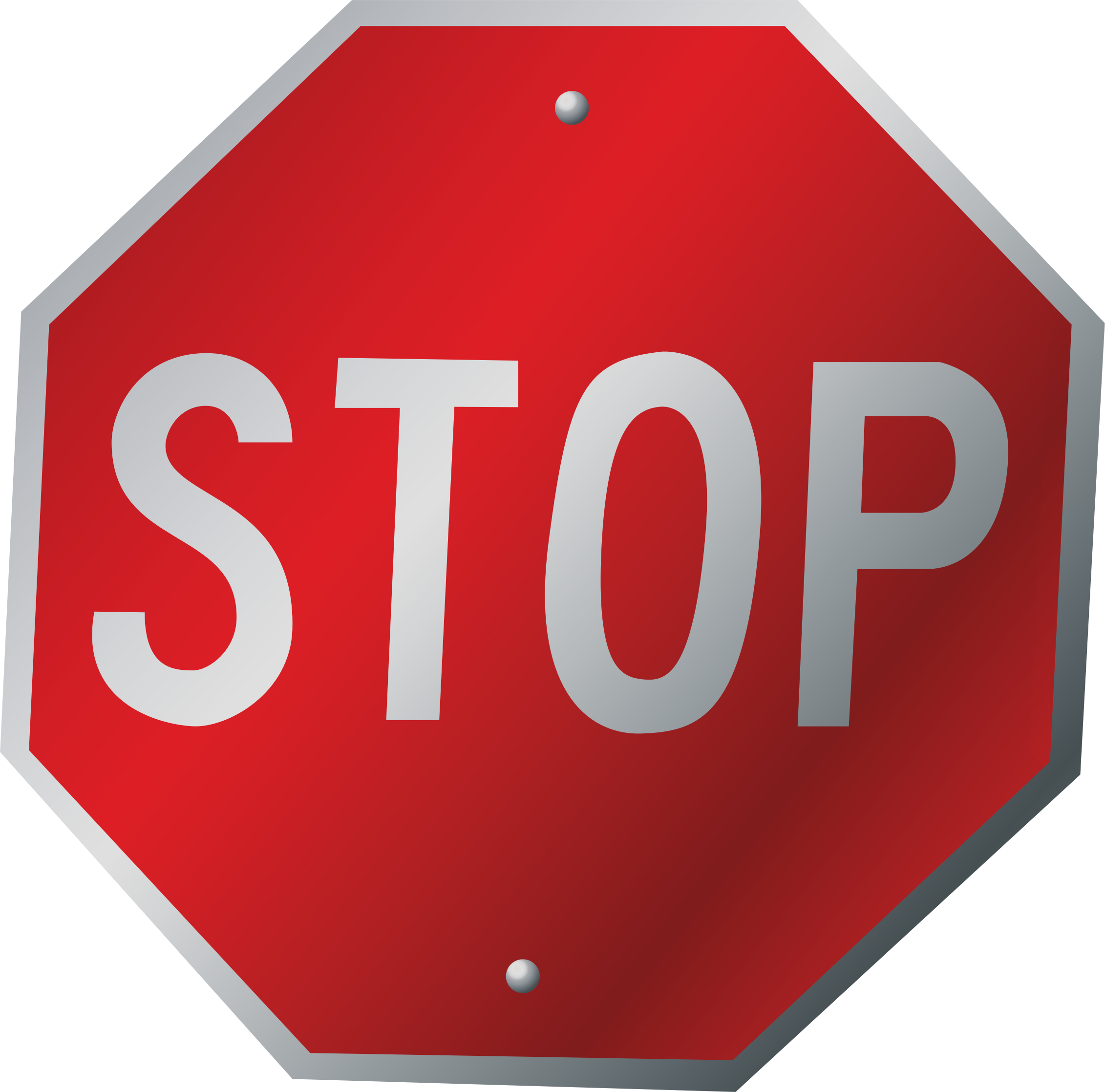 A stop sign SVG Clip arts