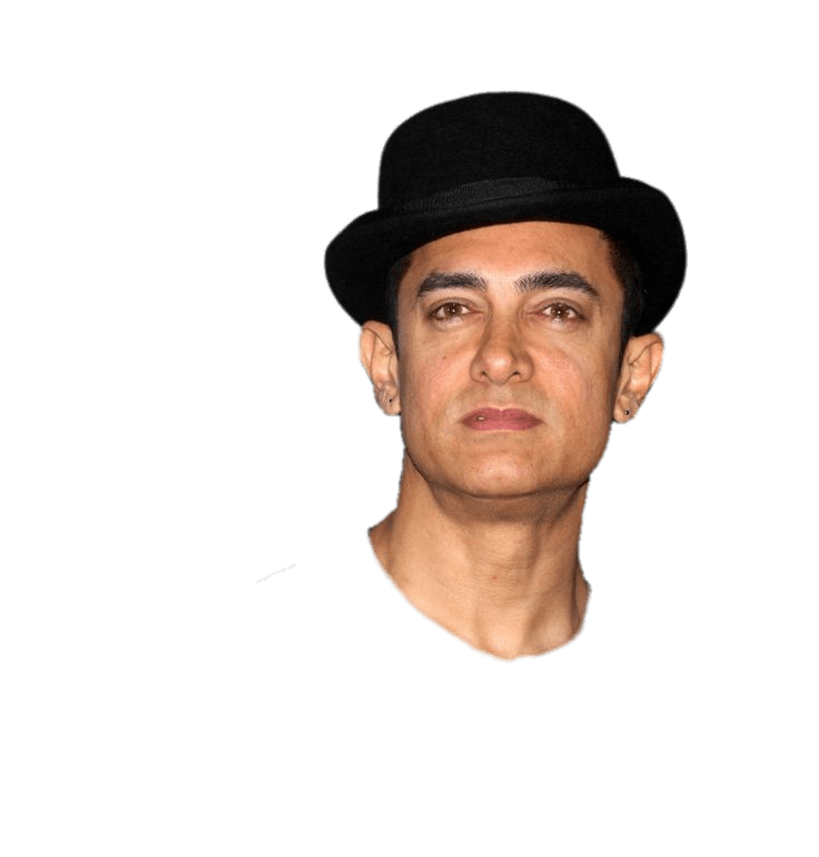Aamir Khan With Hat SVG Clip arts