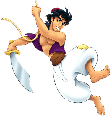Aladdin Hanging on A Rope PNG icon