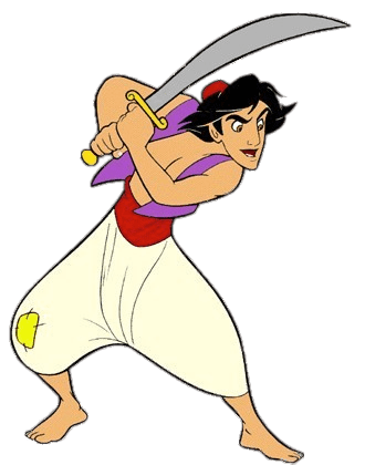 Aladdin With His Sword PNG icon
