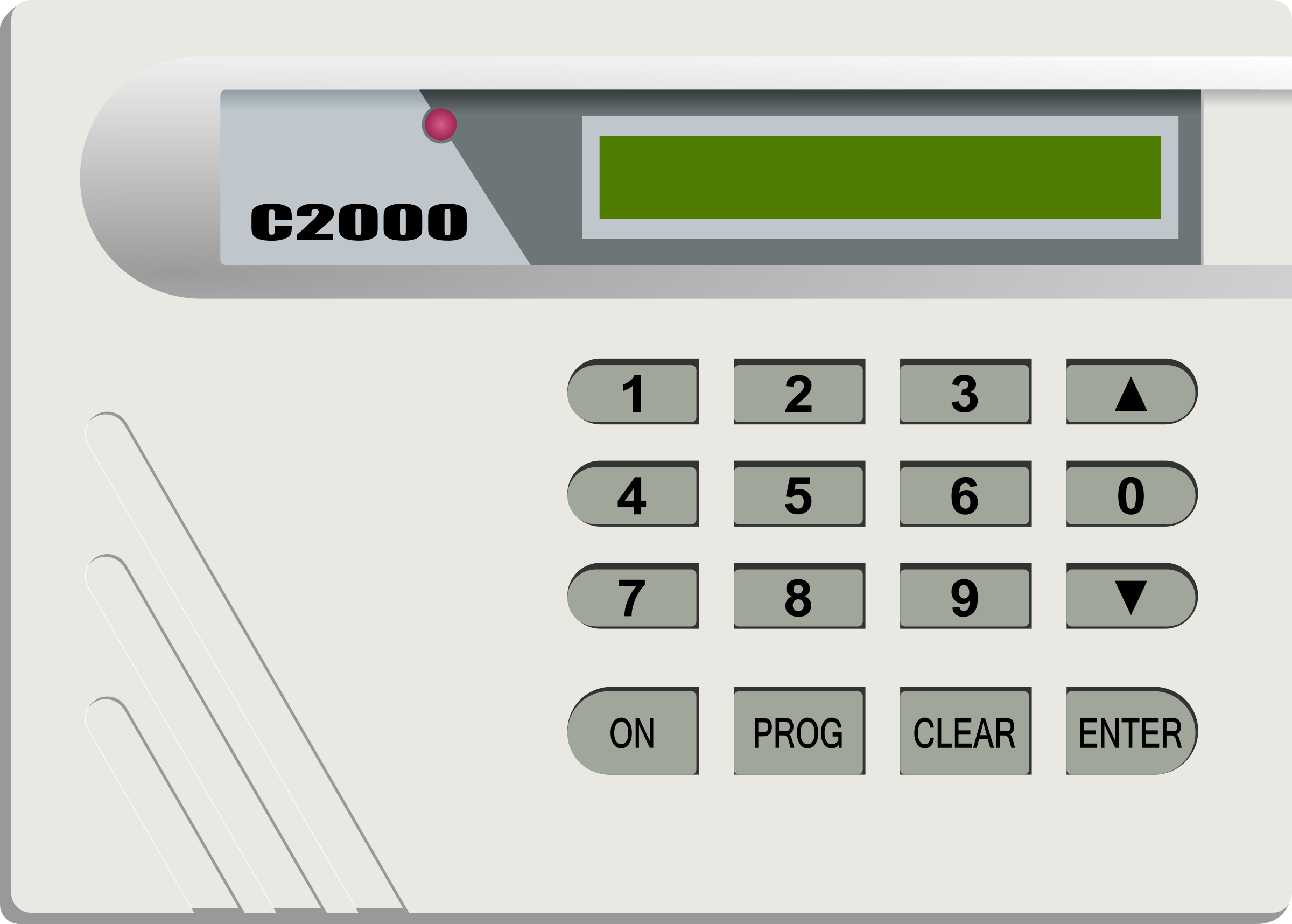 Alarm system S2000 off PNG icon