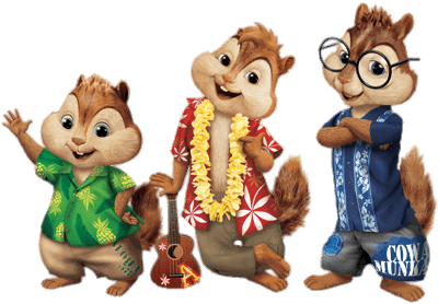 Alvin and the Chipmunks Summer Outfit SVG Clip arts