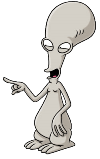 American Dad! Character Roger the Alien SVG file
