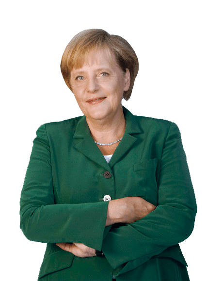 Angela Merkel Portrait SVG file