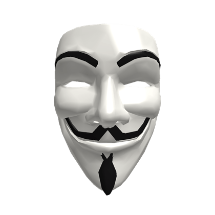 Anonymous Mask White Clip arts