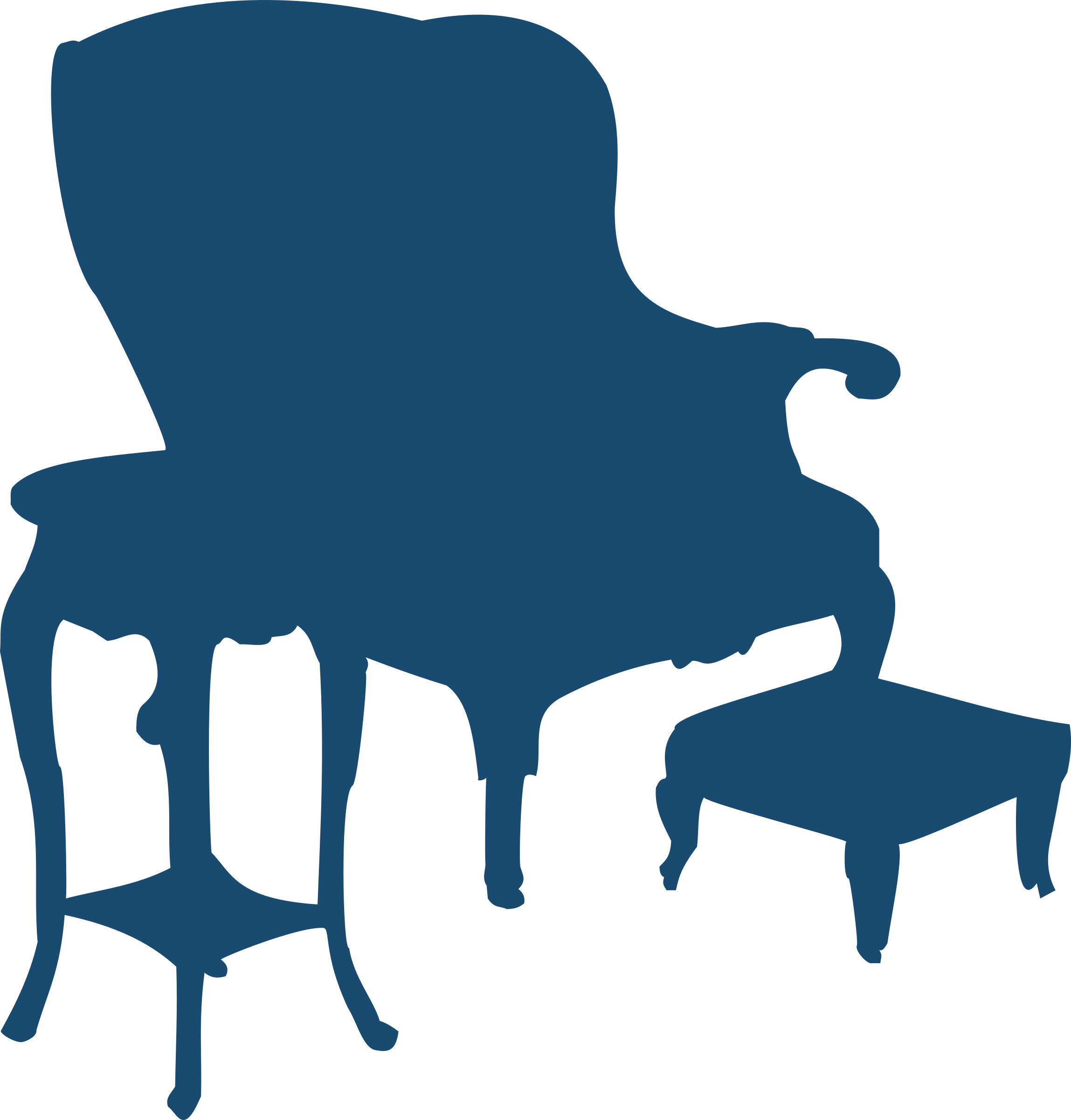 Armchair and table PNG icon