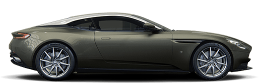 Aston Martin DB11 Green Side View PNG icon