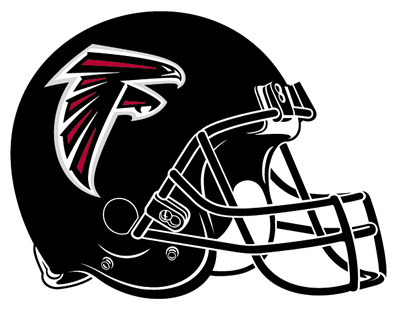Atlanta Falcons Black Helmet Sticker SVG Clip arts