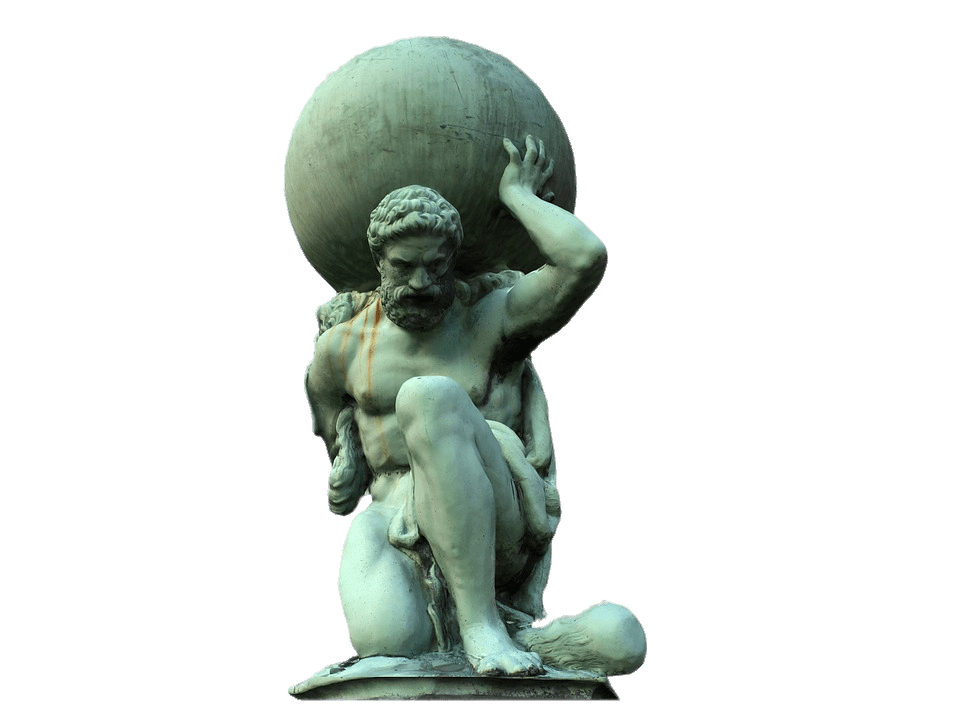 Atlas Statue Clip arts