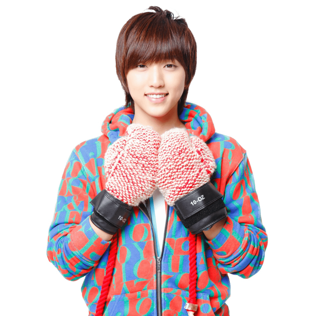 B1A4 Sandeul Wearing Woolen Boxing Gloves SVG Clip arts