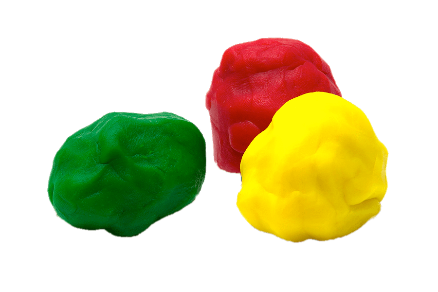 Balls Of Coloured Plasticine SVG Clip arts