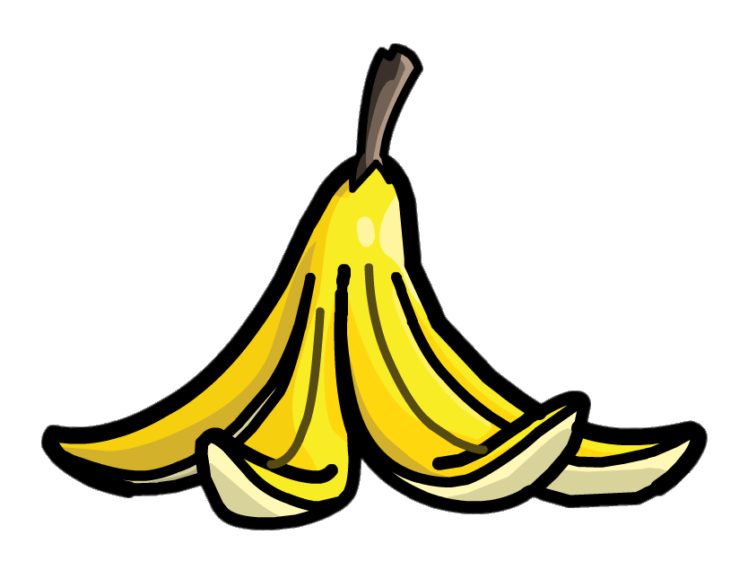 Banana Peel Clipart Clip arts