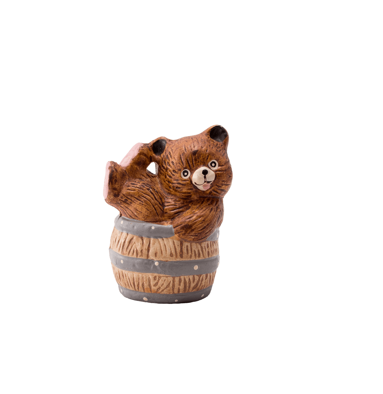 Bear In Barrel Toy PNG icon