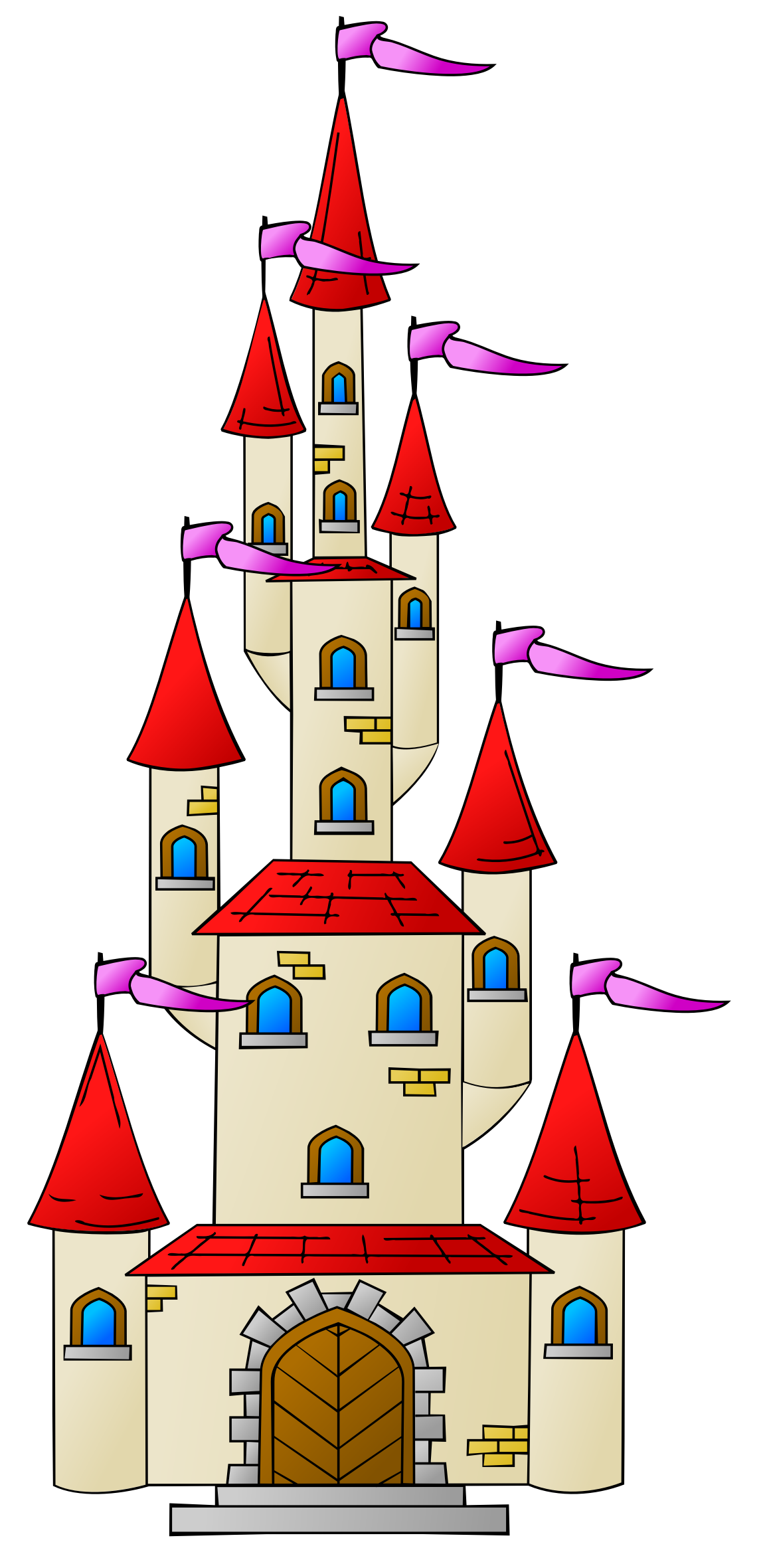 beautiful castle PNG icon