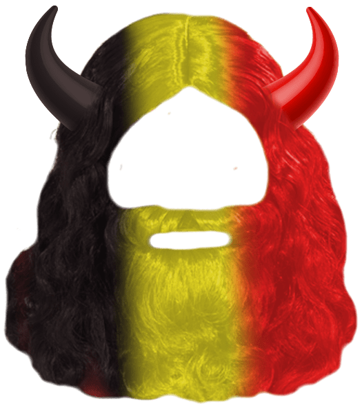 Belgium Red Devil Mask Clip arts