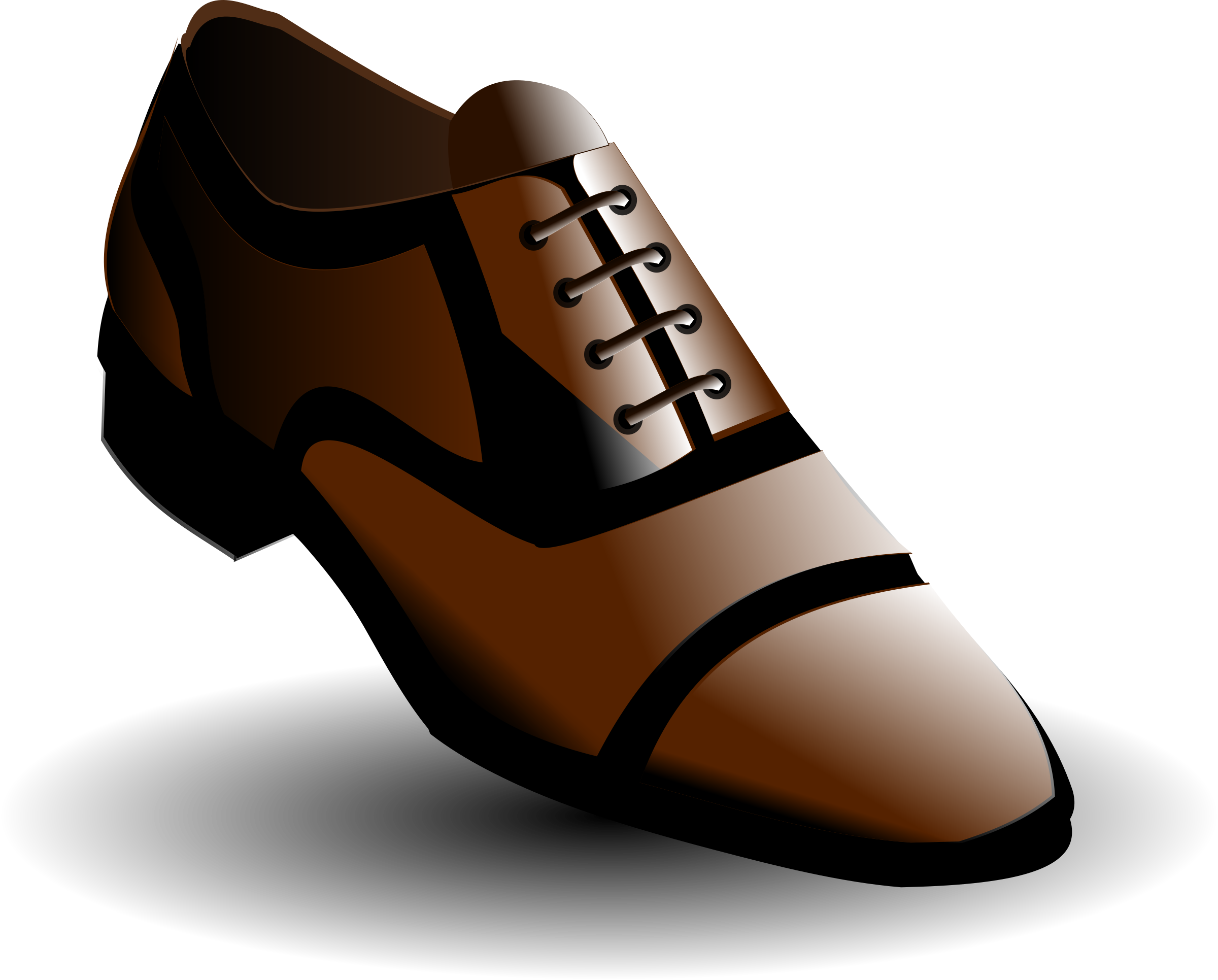 black and brown shoes Clip arts