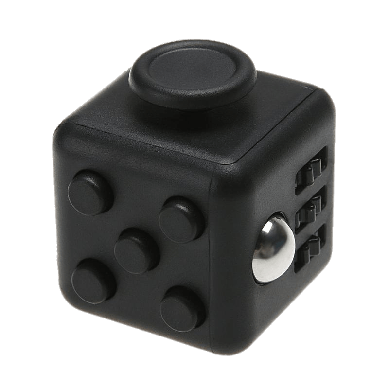 Black Fidget Cube SVG Clip arts