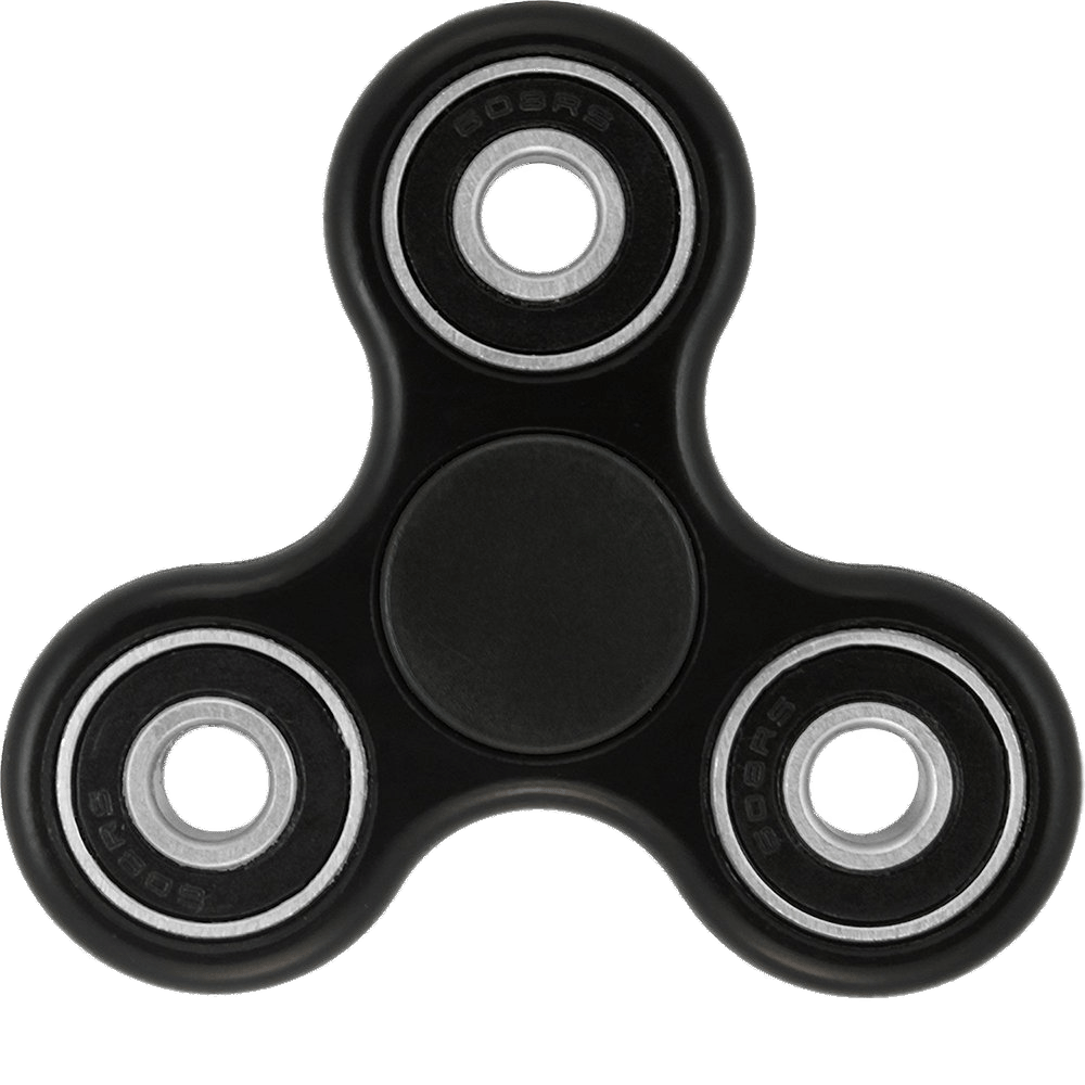 Black Fidget Spinner SVG Clip arts