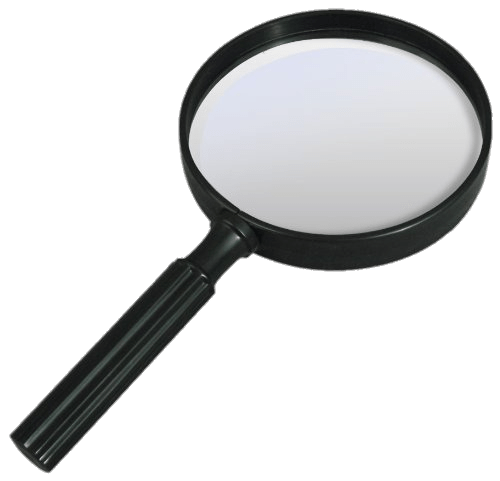 Black Magnifying Glass PNG images