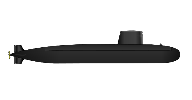 Black Submarine Clip arts