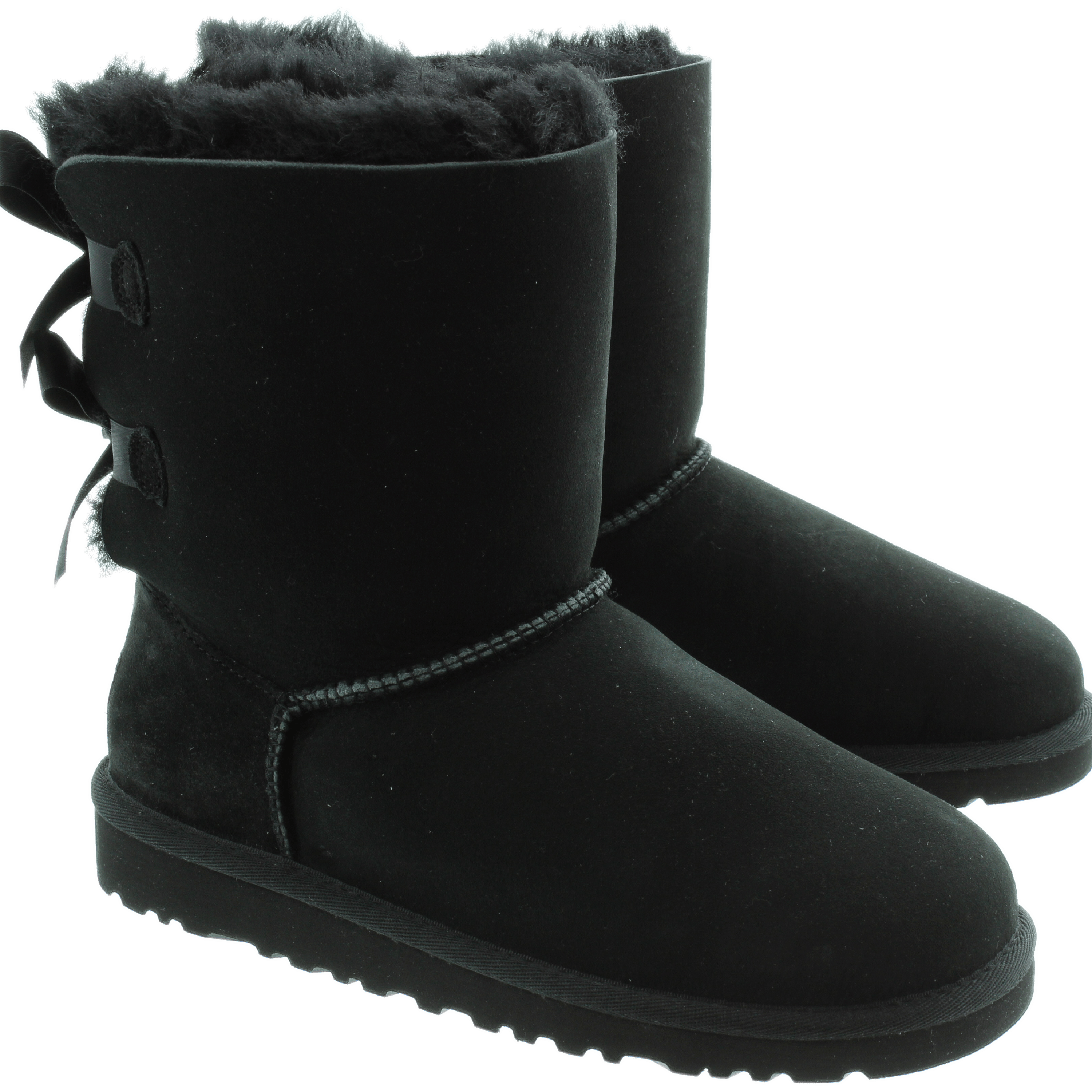Black UGG Winter Boots For Kids PNG icon