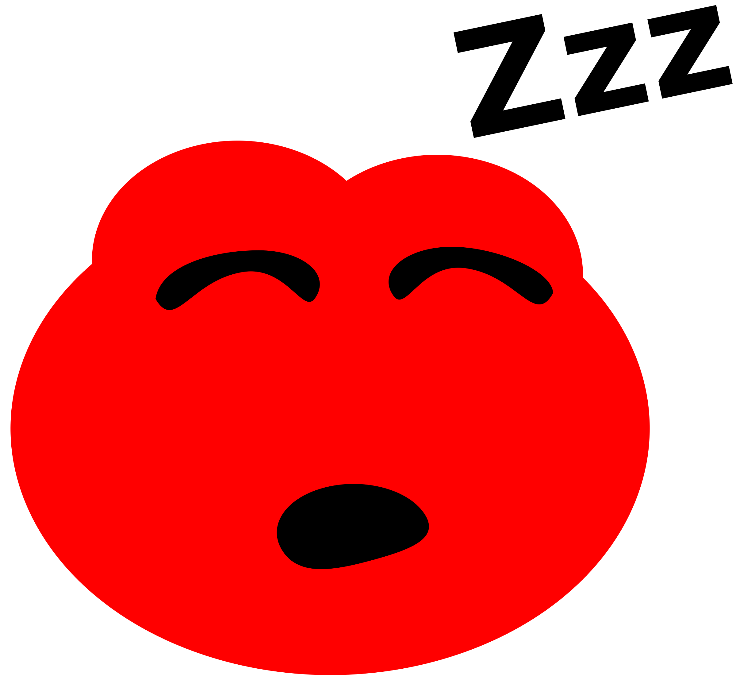 Blob sleeping PNG icon