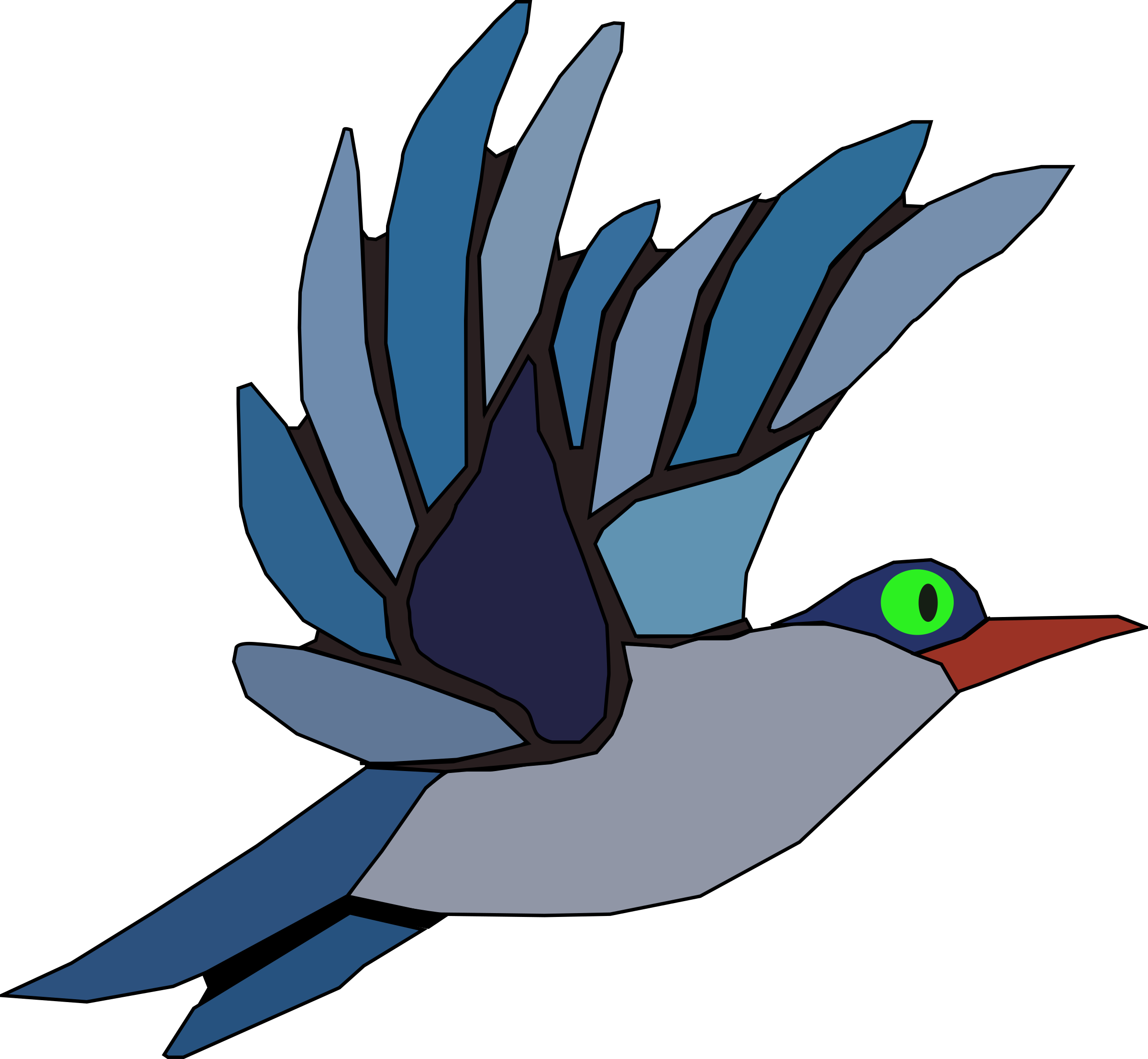 Blue bird Clip arts