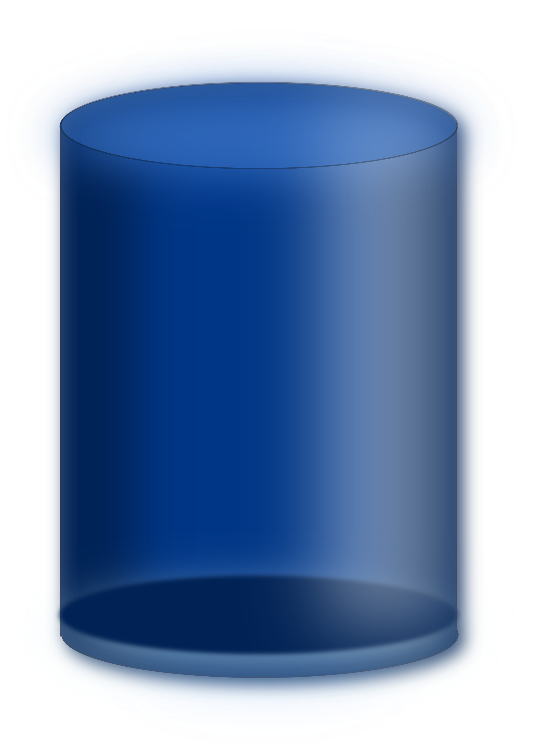 Blue cylinder SVG Clip arts