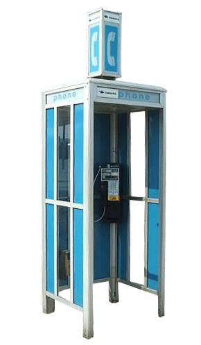 Blue Phone Booth SVG Clip arts
