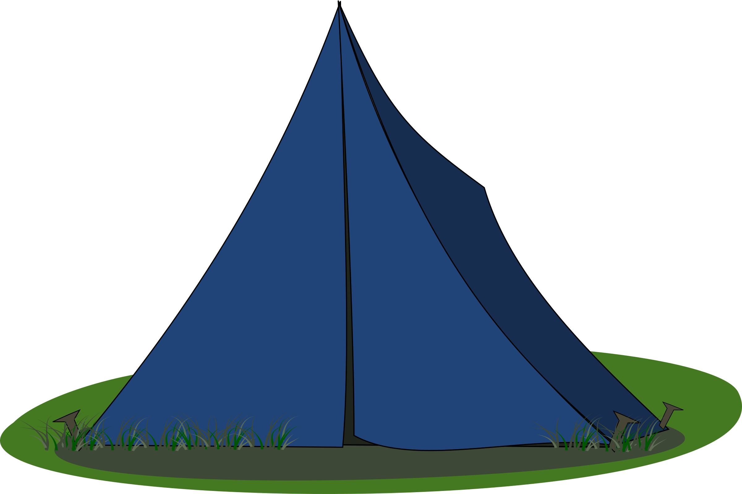 Blue Ridge Tent SVG Clip arts
