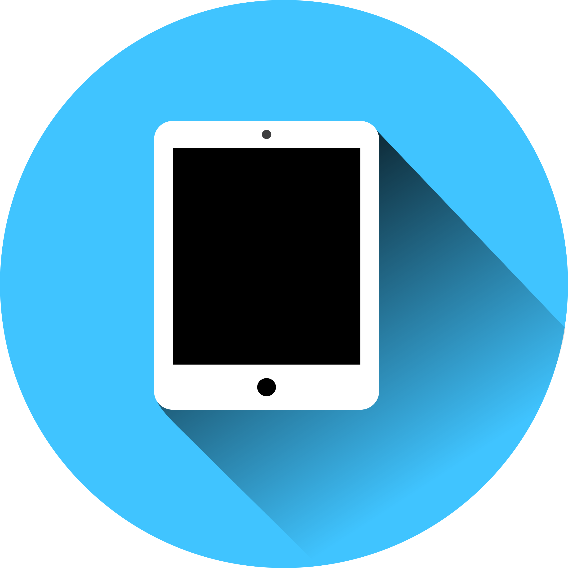 Blue Tablet SVG Clip arts
