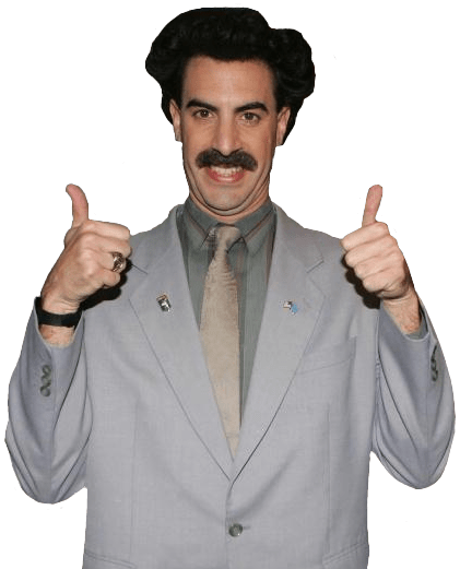 Borat Thumbs Up PNG images