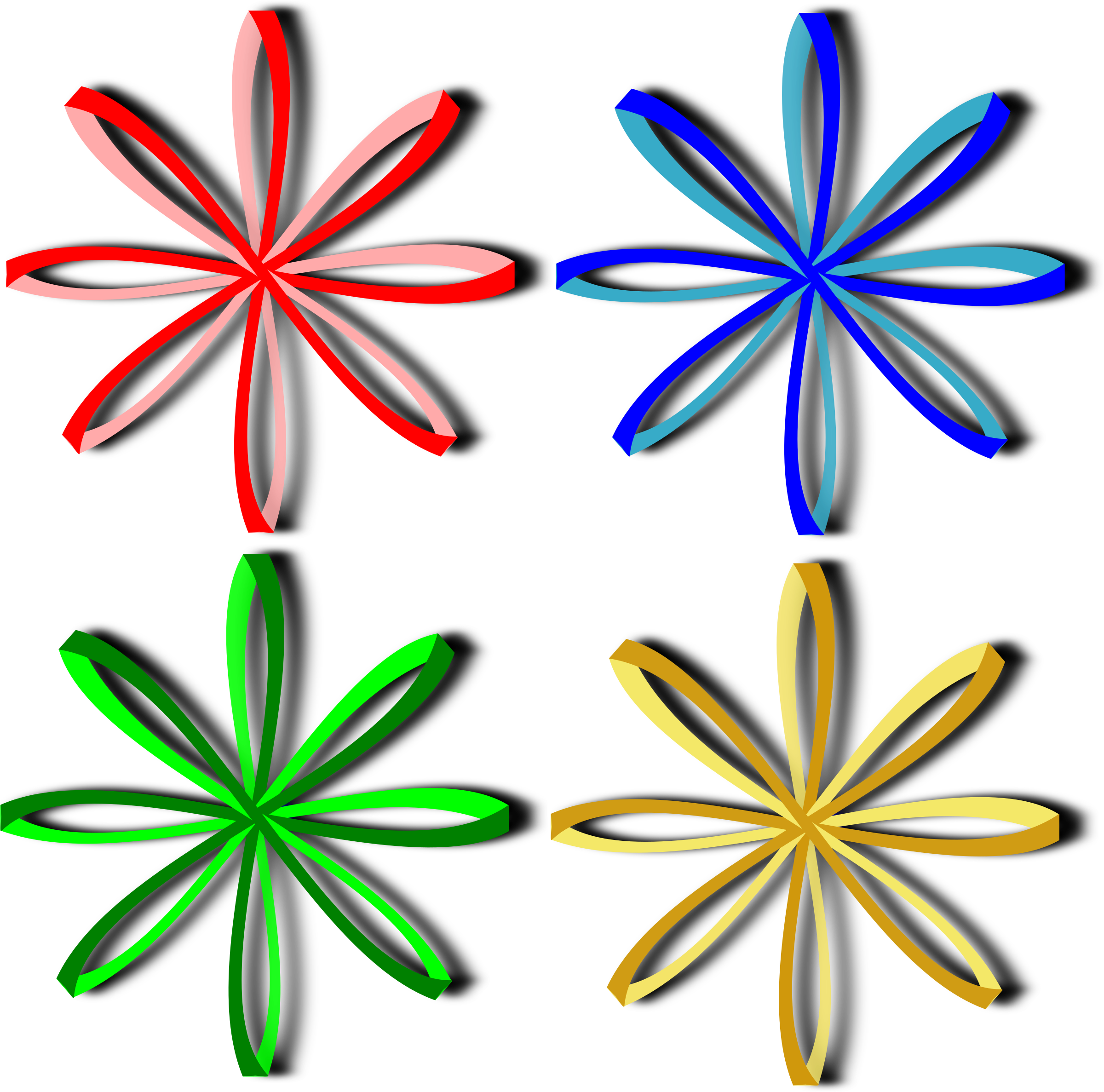 Bows, ribbons Clip arts